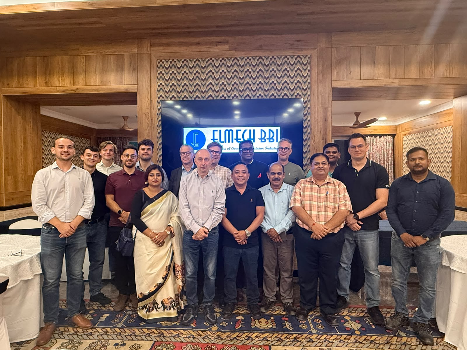 Elmech BBI Hosted a dinner party at Mayfair Jharsuguda - IBAAS2026